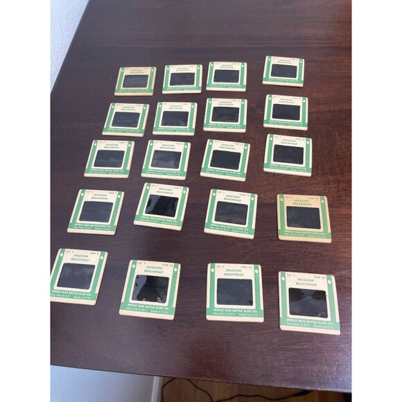 VTG Kaiser Diascop Mini 3 Slide Viewer With Authentic World War II Battle Histor - Picture 5 of 10